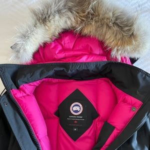 Limited Edition Black & Pink Canada Goose Trillium Parka Heritage